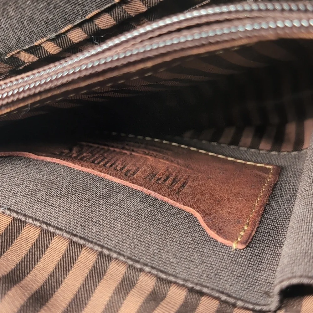 Jack George's Backpack Leather Brown Leather Crossbody Backpack Bag